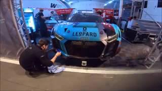 24h Nuerburgring 2018:  At Night, Top 30 Qualifying  view of Racetrack, paddock , pits at night !