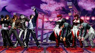 [KOF Mugen] Kyo Kusanagi Team vs Orochi Iori Team