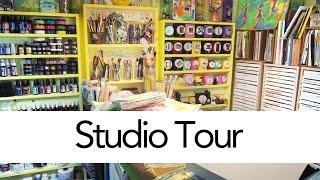 Mixed Media Art Studio Tour