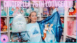 Disney Unboxing Princess Cinderella 75th Anniversary Loungefly Mini Backpack Jacket Tshirt Haul Vlog