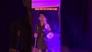 Easy tricks for smoke rings  how to make hookah rings how to blow O”s bgod #shorts