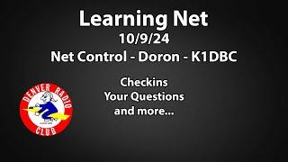 Learning Net 10/9/24