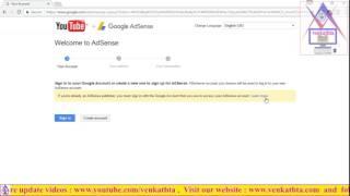 How to monetize youtube channel to earn money with google adsense | venkatbta | display ads on video