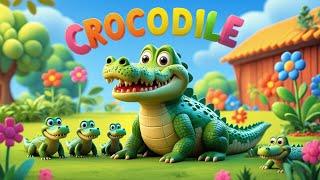 " The Crocodile Song for Kids | Fun Nursery Rhymes that Splash with Joy! "