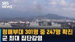 청해부대 301명 중 247명 확진…군 최대 집단감염 / SBS