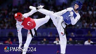 South Korea's Kim dominates Kiyanichandeh for women's featherweight taekwondo gold | Paris Olympics