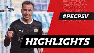 DEBUT GOAL Mario Götze , Mvogo stops penalty ️ | HIGHLIGHTS PEC Zwolle - PSV