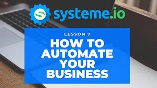 Systeme.io Training - How To Automate Your Business Using Systeme.io (Lesson 7)