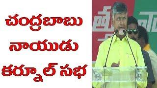 CM Chandrababu Naidu Speech Kurnool | AP 175 NEWS