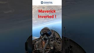 Fighter pilot inverted  #shorts #maverick #pilot #cockpit #usaf #military #aviation #jet