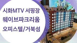 시흥 시화MTV웨이브파크리움오피스텔분양(476실)/아시아최대 인공서핑장내/  복층구조(실사용9평)/1억중반대 부/시흥 거북섬 /정다운공인중개사 010 5015 7431