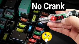 How to fix a car that will not crank. Check this.