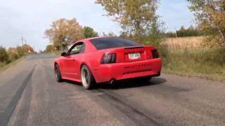 Heavily modded 4.6 mustang sideways burnout