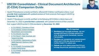 ONC Health IT Certification Program Developer Roundtable