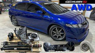 Converting My 2008 Mugen Civic Si to AWD