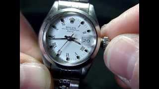 How to Wind and Set a Ladies Rolex Date Non-Quickset Watch