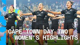 New Zealand unstoppable in Cape Town! | HSBC SVNS Cape Town 2024 | Day Two Women's Highlights