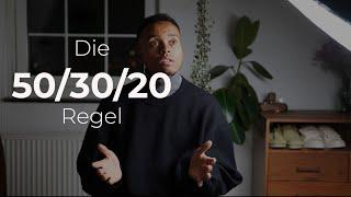 20% sparen mit der 50-30-20 Minimalismus Regel. | Geld sparen