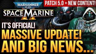 Warhammer 40K Space Marine 2 - MASSIVE Update! Patch 5 and NEW CONTENT! Ravenwing and Dark Angels!