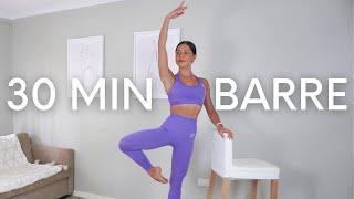 30 MIN BARRE WORKOUT || Dancer Sculpt (No Equipment)