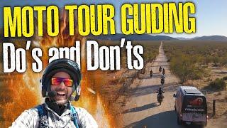 Dos and Don'ts of MOTORCYCLE TOUR GUIDING