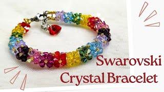 DIY Swarovski Crystal Bracelets, How to Make Beaded Swarovski Crystal Bracelets