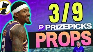 TOP NBA + CBB Props Bets Today On PrizePicks and Underdog | 3/9/2025