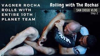 Jiu Jitsu VLOG | Vagner Rocha Rolls With Entire 10th Planet San Diego