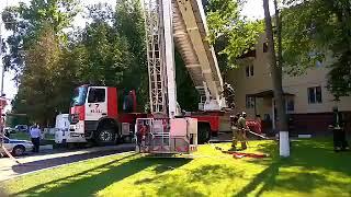 Пожар в здании паспортного стола г. Домодедово, 01.08.2018г.