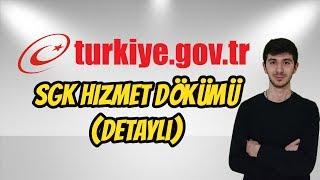 SGK (4A) Hizmet Dökümü (Prim Günü) Sorgulama - E-Devlet