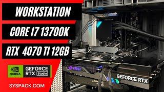 PC Build | i7 13700K | NVIDIA RTX 4070 Ti | Workstation Benchmark