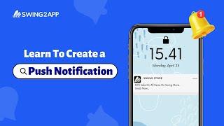 How To Create App Push Notification | #NoCoding | Swing2App