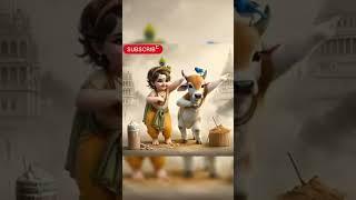 Cuteest Dance ever️️#krishna #bhakti #viralvideo