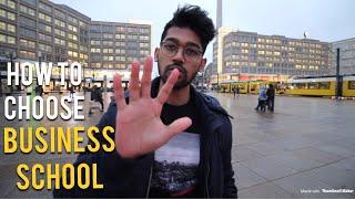 5 Steps – How to choose a Business School (IN FRANCE AND GERMANY)