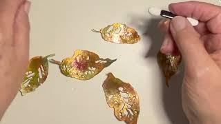 Multi embossed leaves