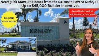 BIG INCENTIVES - Kenley at Tradition by Mattamy Homes Port St Lucie FL | Aspen Model Home