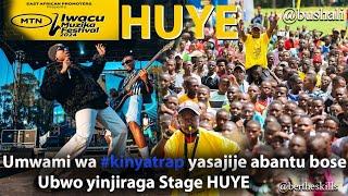 MTN IWACU MUZIKA festival: HUYE #bushali  bushido umwami wa #kinyatrap akoze amabara kuri Stage