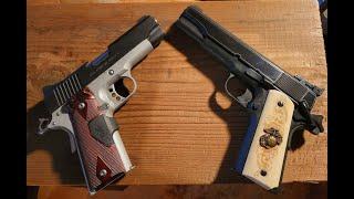 My Father's Firearms:  Custom Colt 1911 vs Kimber Pro Crimson Carry II