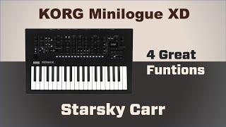 Korg Minilogue XD // 4 GREAT functions review and demo inc CV connectivity