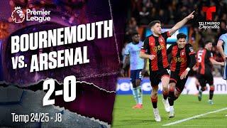 Highlights & Goals: Bournemouth vs. Arsenal 2-0 | Premier League | Telemundo Deportes