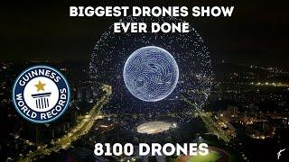 Love makes the world go round - Drones Guinness World Record