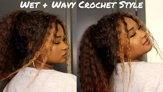 Wet + Wavy Crochet Style | HOW TO INSTALL | Bobbi Boss King Hair