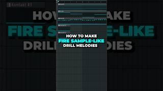 Make Sample Like Drill Melodies! #flstudio #musicproduction #producer #independentproducer