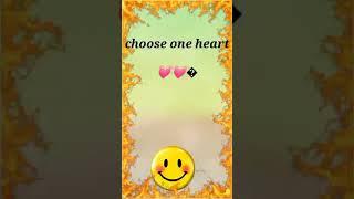 choose one heart , SonuATP game, love game 2m, love Quick game, एक दिल चुने.............