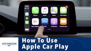 How To Use Apple Car Play And Sync Three