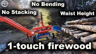 This May Be the Best One-Man Firewood Setup that Exists