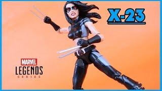 Marvel Legends Sasquatch BAF Wave X-23 Action Figure Toy Review
