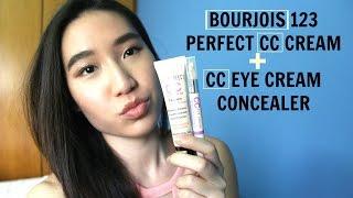 BOURJOIS 123 Perfect CC Cream + CC Eye Cream Concealer Review | FAVOURITE FOUNDATION || TrishhYoungg