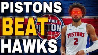 Pistons Beat Hawks in THRILLER Cade 38pts 7rbs 12ast 