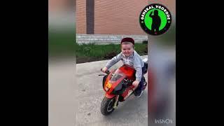 Hasbulla riding on new baby moto